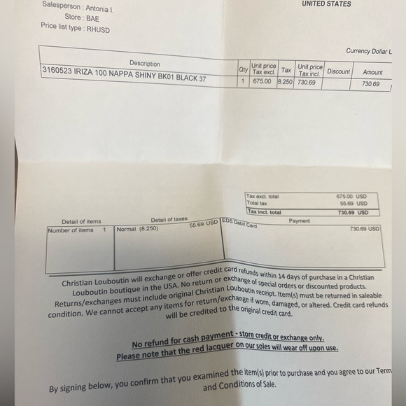 Louboutins Size 37 - Picture 3 of 4